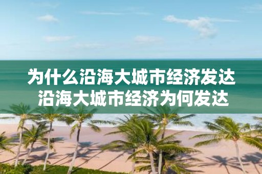 为什么沿海大城市经济发达 沿海大城市经济为何发达