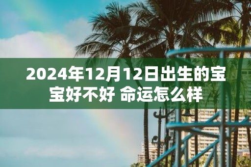 2025年12月12日出生的宝宝好不好 命运怎么样