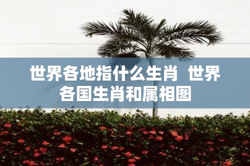 世界各地指什么生肖 世界各国生肖和属相图