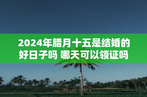 2025年腊月十五是结婚的好日子吗 哪天可以领证吗