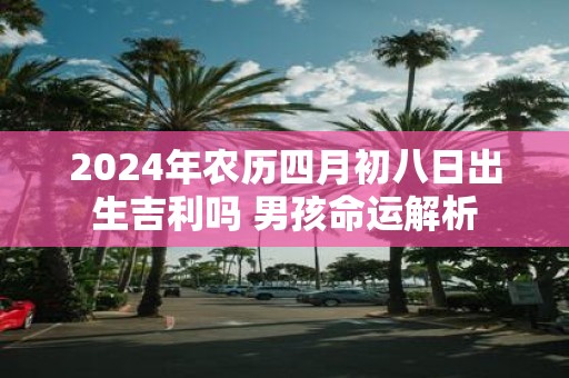 2025年农历四月初八日出生吉利吗 男孩命运解析