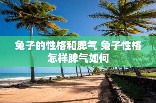 兔子的性格和脾气 兔子性格怎样脾气如何