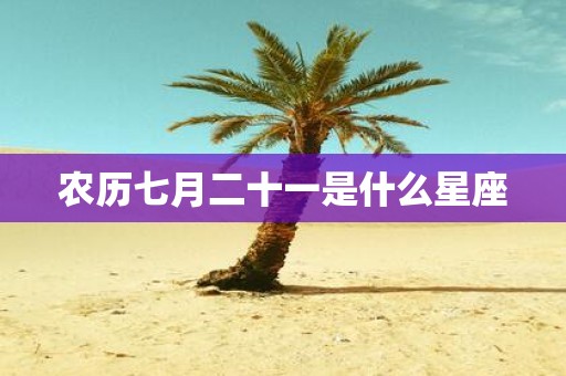 农历七月二十一是什么星座
