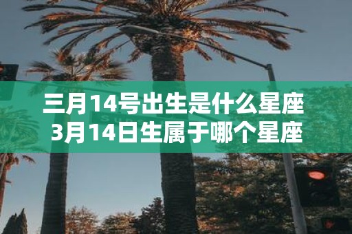 三月14号出生是什么星座 3月14日生属于哪个星座