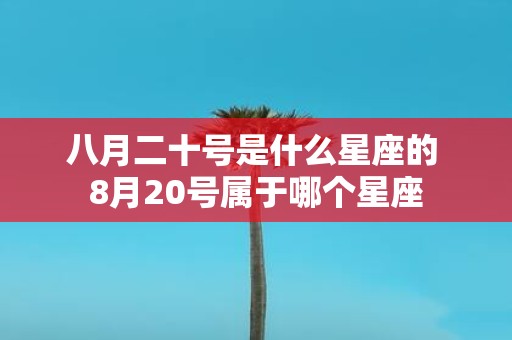八月二十号是什么星座的 8月20号属于哪个星座
