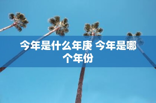 今年是什么年庚 今年是哪个年份