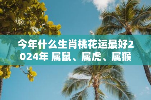 今年什么生肖桃花运最好2025年 属鼠、属虎、属猴