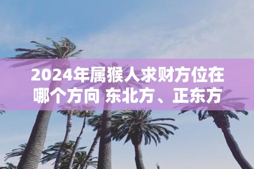 2025年属猴人求财方位在哪个方向 东北方、正东方