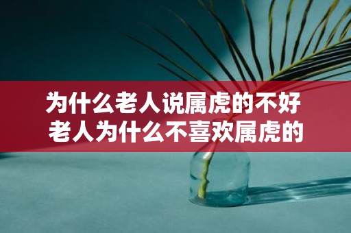为什么老人说属虎的不好 老人为什么不喜欢属虎的