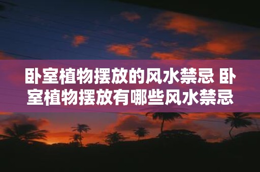 卧室植物摆放的风水禁忌 卧室植物摆放有哪些风水禁忌