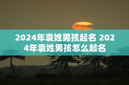 2025年袁姓男孩起名 2025年袁姓男孩怎么起名