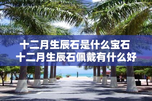 十二月生辰石是什么宝石 十二月生辰石佩戴有什么好处