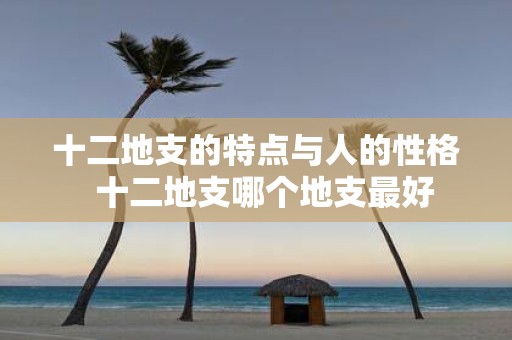 十二地支的特点与人的性格 十二地支哪个地支最好
