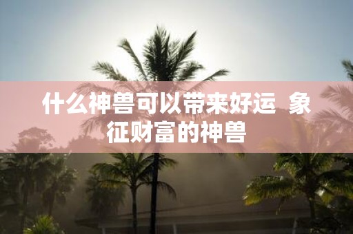 什么神兽可以带来好运 象征财富的神兽
