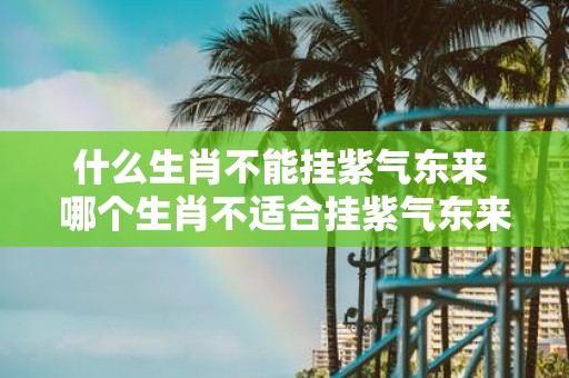 什么生肖不能挂紫气东来 哪个生肖不适合挂紫气东来