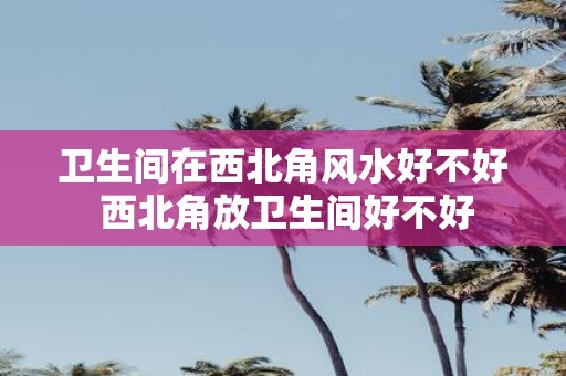 卫生间在西北角风水好不好 西北角放卫生间好不好