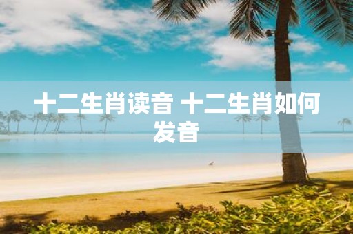 十二生肖读音 十二生肖如何发音