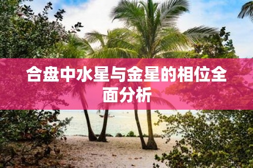 合盘中水星与金星的相位全面分析