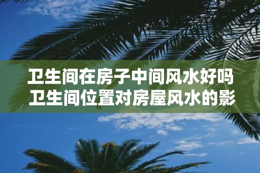 卫生间在房子中间风水好吗 卫生间位置对房屋风水的影响如何