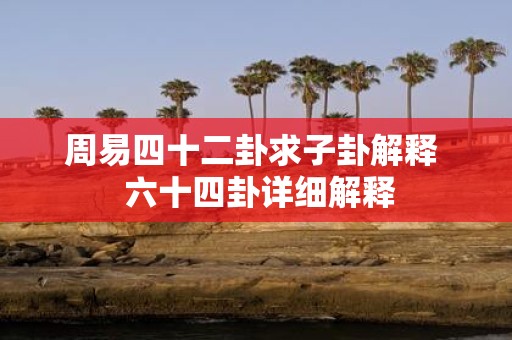 周易四十二卦求子卦解释 六十四卦详细解释