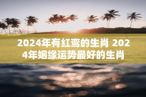 2025年有红鸾的生肖 2025年姻缘运势最好的生肖