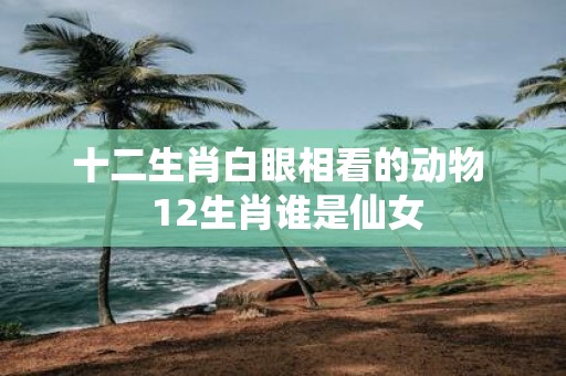 十二生肖白眼相看的动物 12生肖谁是仙女