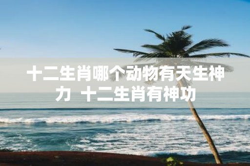 十二生肖哪个动物有天生神力 十二生肖有神功