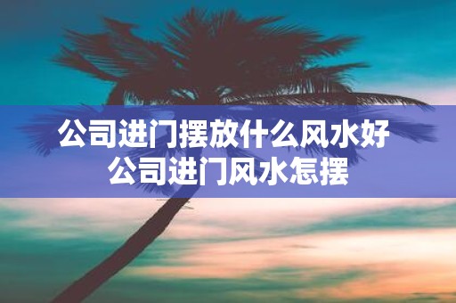 公司进门摆放什么风水好 公司进门风水怎摆
