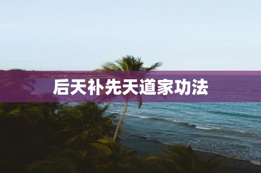 后天补先天道家功法