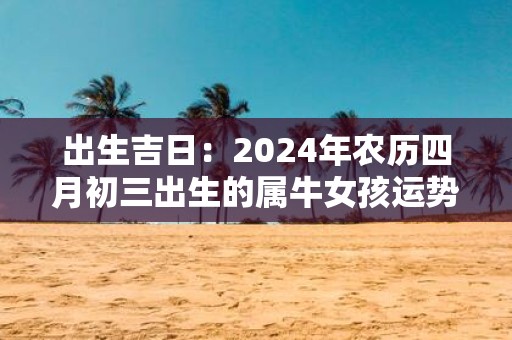 出生吉日：2025年农历四月初三出生的属牛女孩运势好不好
