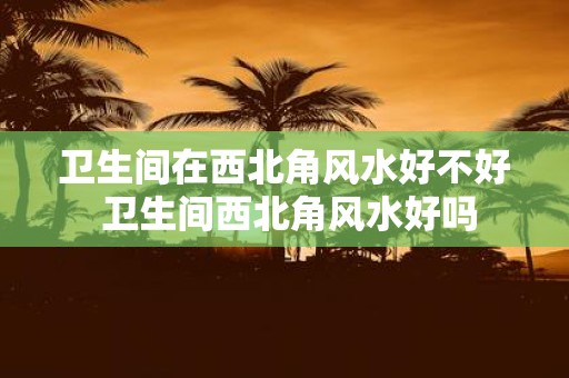 卫生间在西北角风水好不好 卫生间西北角风水好吗
