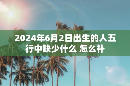 2025年6月2日出生的人五行中缺少什么 怎么补