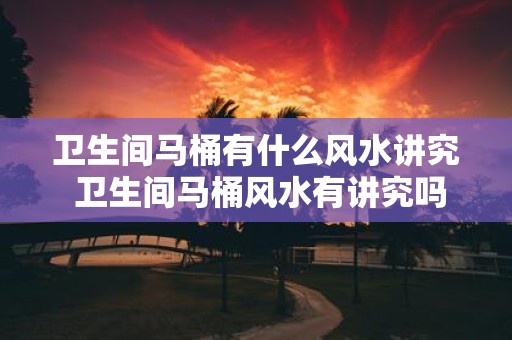 卫生间马桶有什么风水讲究 卫生间马桶风水有讲究吗