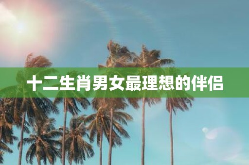 十二生肖男女最理想的伴侣