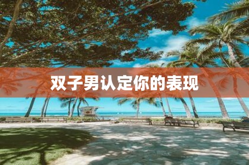 双子男认定你的表现