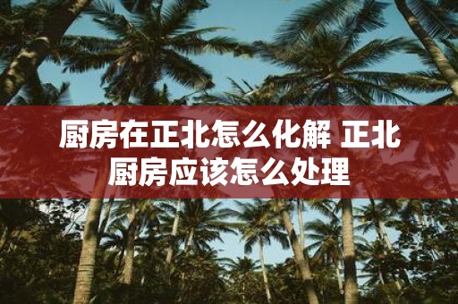 厨房在正北怎么化解 正北厨房应该怎么处理