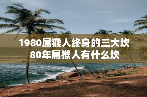 1980属猴人终身的三大坎 80年属猴人有什么坎