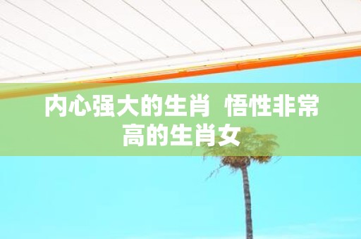 内心强大的生肖 悟性非常高的生肖女