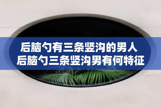 后脑勺有三条竖沟的男人 后脑勺三条竖沟男有何特征