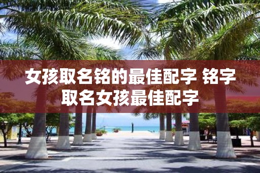 女孩取名铭的最佳配字 铭字取名女孩最佳配字