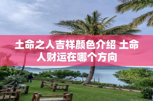 土命之人吉祥颜色介绍 土命人财运在哪个方向