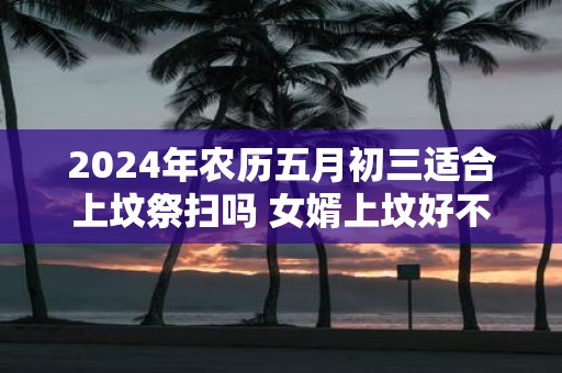 2025年农历五月初三适合上坟祭扫吗 女婿上坟好不好