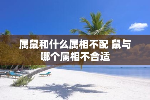 属鼠和什么属相不配 鼠与哪个属相不合适
