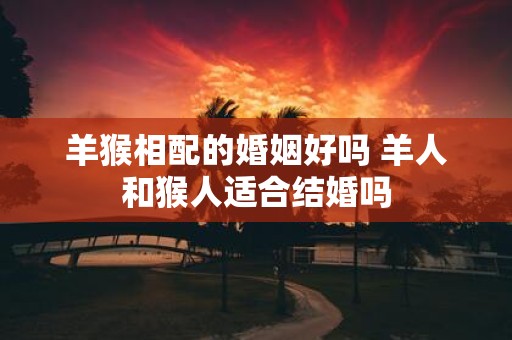 羊猴相配的婚姻好吗 羊人和猴人适合结婚吗
