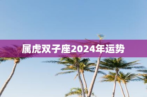 属虎双子座2025年运势