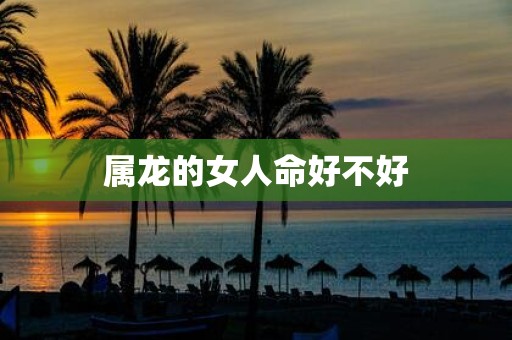 属龙的女人命好不好