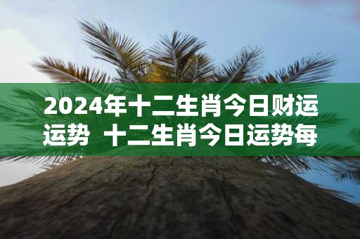 2025年十二生肖今日财运运势 十二生肖今日运势每日运势查询