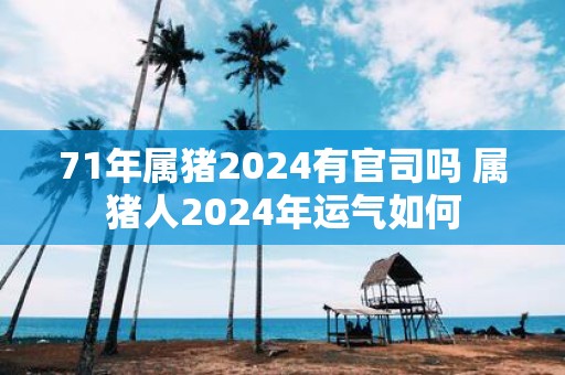 71年属猪2025有官司吗 属猪人2025年运气如何