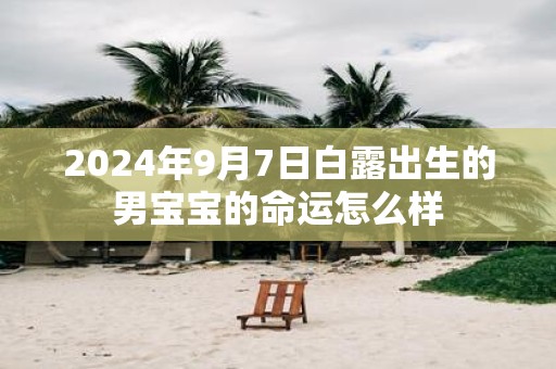 2025年9月7日白露出生的男宝宝的命运怎么样