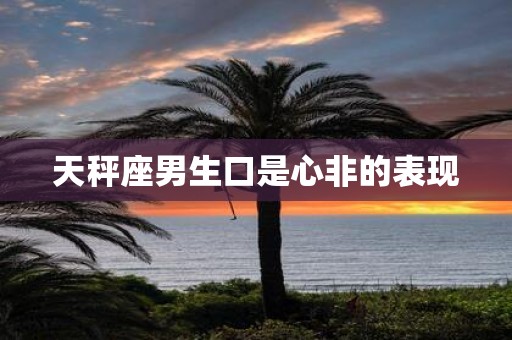 天秤座男生口是心非的表现